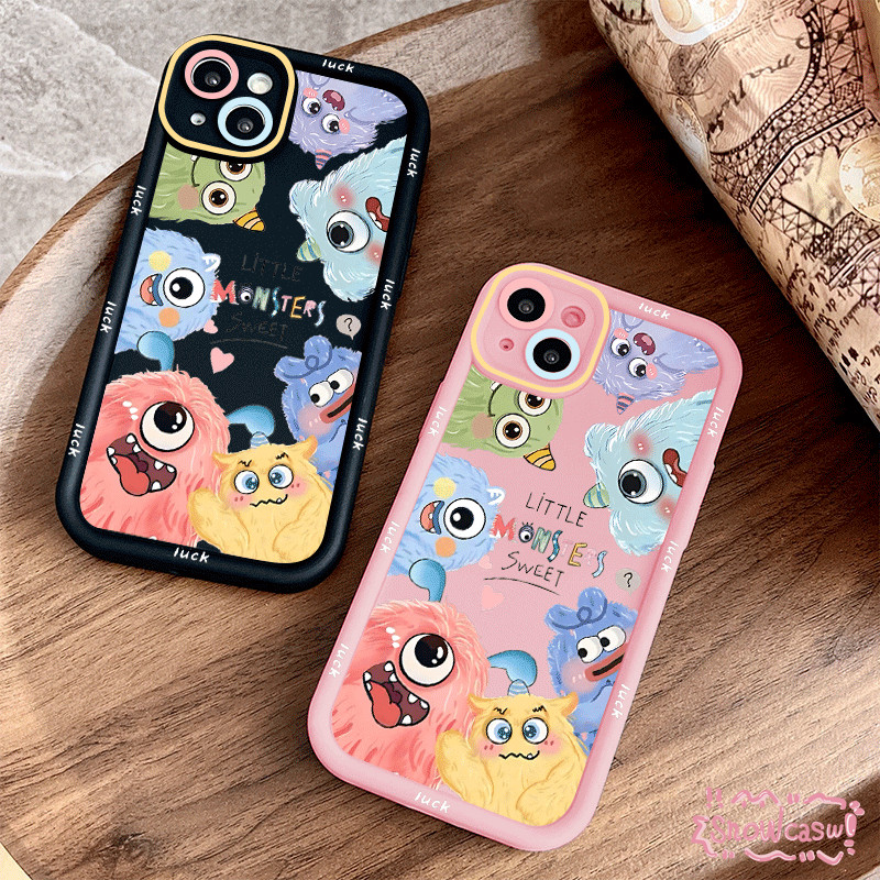 เคส Samsung A15 A23 A25 A05 A12 A32 A05s A24 A14 A03s A13 A21s A34 A52 A54 A50 A03 A53 สีสันลวดลายมอนสเตอร์น้อยสุดน่ารัก ราคา ถูกที่สุด ดีลบีเคเค