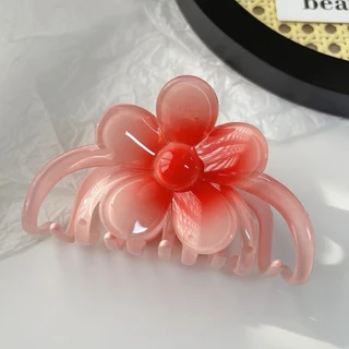 GKG-กิ๊บหนีบผมลายดอกไม้ สีสันสดใส พร้อมส่งจากไทย