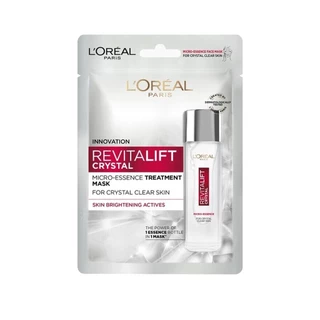 L'Oreal ลอรีอัล ปารีส รีไวทัลลิฟท์ คริสตัล ไมโคร เอสเซนส์ ทรีทเม้นท์ มาสก์ 1 แผ่น