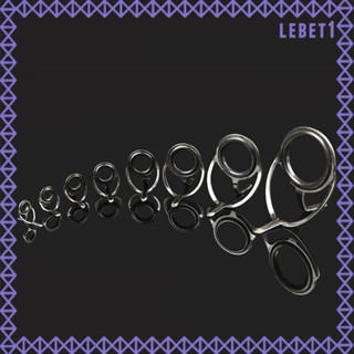 [Lebet] คันเบ็ดตกปลา เซรามิค คาร์บอน สเตนเลส 8 ขนาด 8 ชิ้น