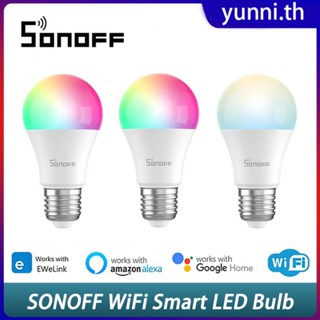 Sonoff Ewelink Wifi สมาร์ทหลอดไฟ B02-bl-a60 RGB E27 หลอดไฟ Led หรี่แสงได้ 220 v Alexa Google Home Assistant ควบคุมเสียง Yunni