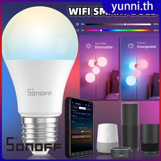 Sonoff B02-bl-a60 Wifi หลอดไฟ Led Dimmer หลอดไฟสมาร์ท Ewelink รีโมทคอนโทรลหลอดไฟทำงานร่วมกับ Alexa Google Home Alice Yunni