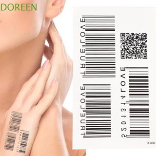 Doreen สติกเกอร์รอยสักชั่วคราว กันน้ํา 5 ชิ้น