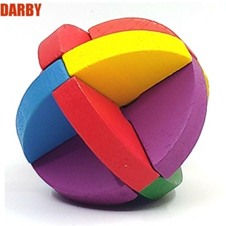 Darby เกมปริศนาไม้ 3D ปลดล็อกปลดล็อก ของเล่นเสริมการเรียนรู้ สําหรับเด็ก และผู้ใหญ่