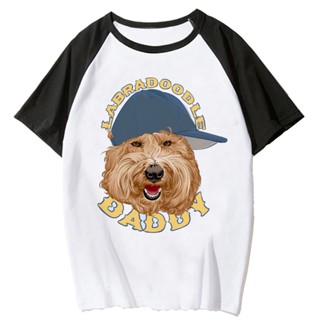 เสื้อยืด พิมพ์ลายอนิเมะ Labradoodle Y2K สําหรับผู้หญิง