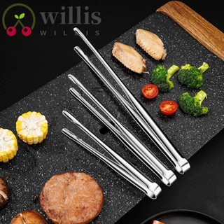 Willis อุปกรณ์เสริมคีมคีบสแตนเลส 304 สําหรับคีบอาหารบาร์บีคิวสลัดอุปกรณ์ครัว