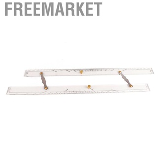 Freemarket Marine  Parallel Ruler  Accurate Easy To Use Clear Scale Strong Lightweight Great Transparency for