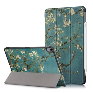 เคสแท็บเล็ตหนัง ฝาพับสามทบ สีพื้น สําหรับ iPad Air4 10.9 2020 iPad Air4