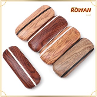 Rowans กล่องแว่นตา ผู้ชาย ผู้หญิง แบบพกพา หนัง PU ป้องกันแว่นตา