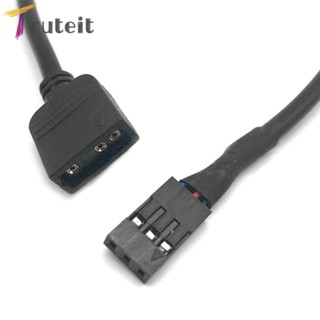 Tcuteit สายเคเบิลอะแดปเตอร์เชื่อมต่อเมนบอร์ด SYNC RGB 5V VDG เป็น 3 Pin