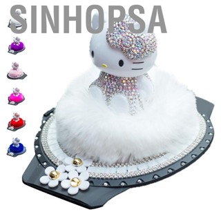 Sinhopsa Car  Decoration Figurine Rhinestone Dashboard  Interior Ornament