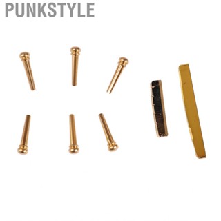 Punkstyle Guitar Bridge Peg  Nut Saddle Brass Perfect Match for Playing