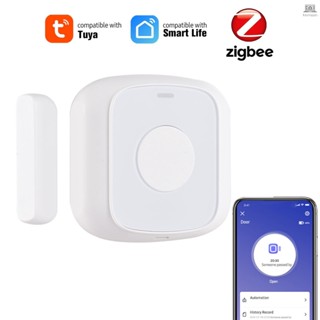 Zigbee เซนเซอร์เตือนภัยประตู หน้าต่าง อัจฉริยะ ระบบแม่เหล็ก ควบคุมผ่านแอพ สําหรับหอพัก TOLO-9.7