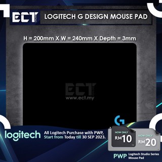 Logitech G Design แผ่นรองเมาส์ แบบนิ่ม สบาย (200 มม. x 240 มม.)