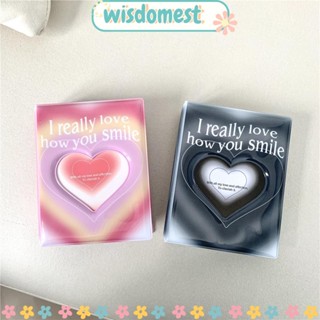 WISDOMEST กระเป๋าจัดเก็บโฟโต้การ์ด หนังสือ ขนาด 3 นิ้ว 40 ช่อง