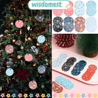 WISDOMEST ป้ายแท็กซานตาคลอส สําหรับตกแต่งคริสต์มาส DIY 100 ชิ้น