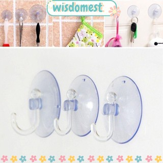 Wisdomest ที่แขวน แบบถ้วยดูด 10 ชิ้น สําหรับห้องน้ํา