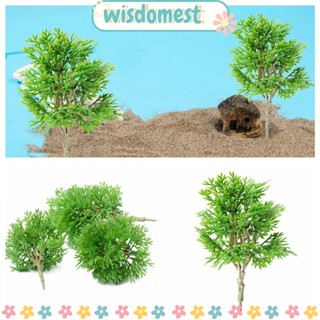 Wisdomest โมเดลต้นไม้ปลอม สําหรับตกแต่งสวน DIY 2 ชิ้น