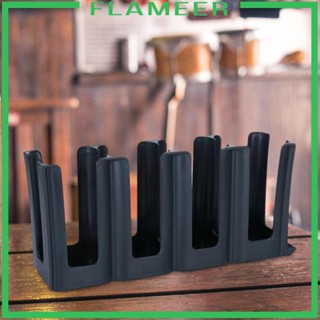 [Flameer] ที่วางแก้วกระดาษ 4 ช่อง สีดํา สําหรับร้านอาหาร สํานักงาน โรงแรม