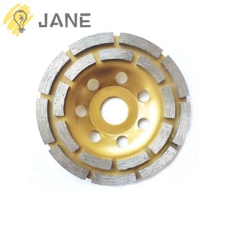 Jane ล้อเจียรเพชร 18 ส่วน 4.5 นิ้ว สีทอง 18 ส่วน 7/8 นิ้ว สําหรับเครื่องเจียรเซรามิก