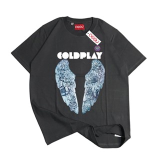 [S-5XL]ผ้าฝ้าย 100% เสื้อยืด Ossu Coldplay Band