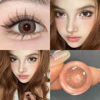 MIDROO คอนแทคเลนส์ Fashion Lens OMG Brown คอนแทคเลนส์สีน้ำตาล 14.0mm