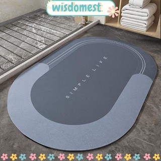 Wisdomest พรมเช็ดเท้า พรมปูพื้น ห้องน้ํา พรมปูพื้น โคลน นุ่ม