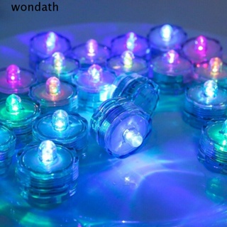 Wonda โคมไฟเทียน LED ไร้เปลวไฟ กันน้ํา ใช้แบตเตอรี่ สําหรับตกแต่งตู้ปลา งานแต่งงาน ปาร์ตี้คริสต์มาส