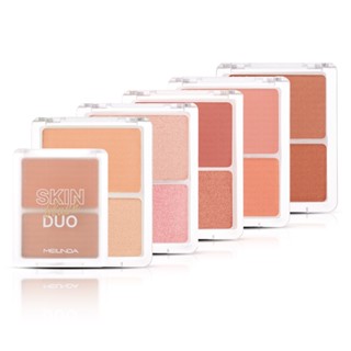 MEI LINDA SKIN BLUSH DUO (MC5085) : meilinda เมลินดา สกิน บลัช ดูโอ้ x 1 ชิ้น abcmall