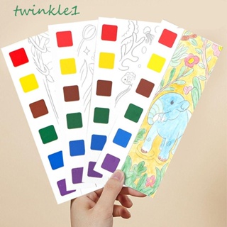 Twinkle1 สมุดระบายสีน้ํา แบบพกพา DIY สําหรับเด็ก