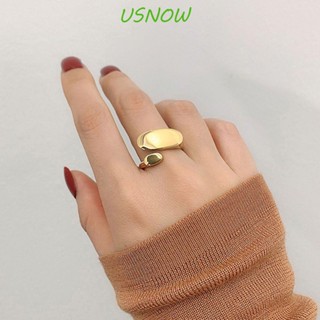 Usnow แหวนนิ้วหัวแม่มือ ดีไซน์หรูหรา เครื่องประดับแฟชั่น