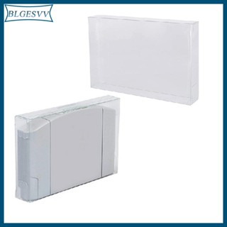 Blg เคสกล่องใส 10 ชิ้น สําหรับ N64 Game Cartridge Box