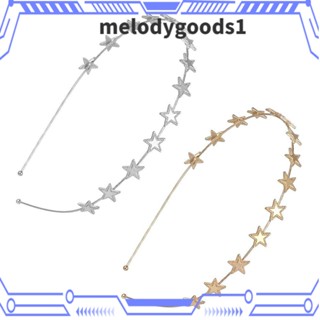 Melodygoods1 ที่คาดผม ดาว แฟชั่น คริสตัล ที่คาดผม โลหะ เงางาม ที่คาดผม