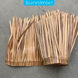 [Sunnimix1] หลังคาฟางประดิษฐ์ อเนกประสงค์ วัสดุ PE สําหรับตกแต่งสวน ในร่ม กลางแจ้ง