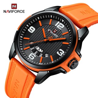 Naviforce 9215T นาฬิกาข้อมือควอตซ์แฟชั่น กันน้ํา สําหรับบุรุษ