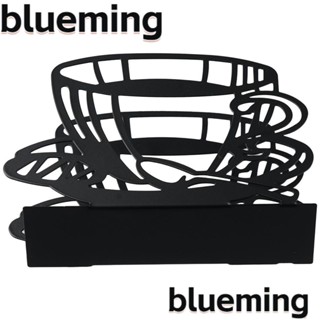 Blueming2 เครื่องจ่ายกระดาษทิชชู่ สเตนเลส สีดํา 5.1 X 3.9 X 1.57 นิ้ว สําหรับโต๊ะกระดาษ