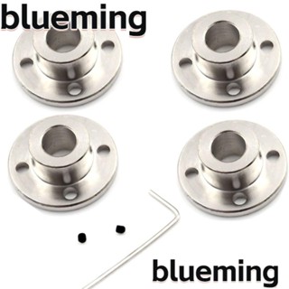 Blueming2 คัปเปลอร์โมเดลเหล็ก 6.35 มม. หน้าแปลน 6.35 มม. ทนทาน สีเงิน สําหรับโมเดลรถบังคับ 4 แพ็ก