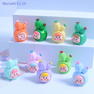 Myriadu Kawaii จี้เรซิ่นเรืองแสง รูปการ์ตูนเด็กทารก 3D DIY อุปกรณ์เสริม สําหรับเคสโทรศัพท์มือถือ