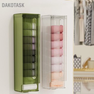  DAKOTASK ติดผนังกล่องเก็บชุดชั้นในชุดชั้นในอเนกประสงค์กางเกงถุงเท้าOrganizer Selfสำหรับห้องน้ำห้องครัวถุงขยะ