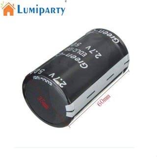 Lumiparty ตัวเก็บประจุ Farad 2.7v 500f อเนกประสงค์ สําหรับแบตเตอรี่รถยนต์