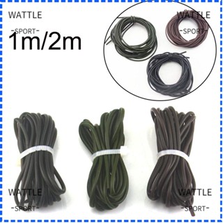 Wattle เชือกซิลิโคน แบบนิ่ม 3 สี สําหรับตกปลาคาร์พ 1 ชิ้น