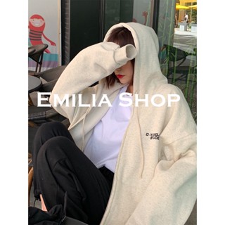 EMILIA SHOP เสื้อกันหนาว เสื้อแขนยาว เสื้อฮู้ด Korean สบายๆ สบาย ง่ายๆ A98J1L936Z230909