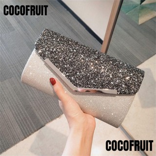 Cocofruit กระเป๋าถือ ทรงคลัทช์ รูปไข่ สําหรับงานราตรี งานแต่งงาน