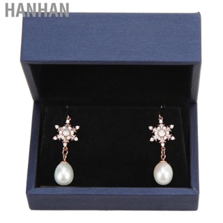 Hanhan Pearl Earrings Selective Freshwater 925 Sterling Silver Snow Drop