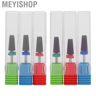 Meyishop Nail Grinding Heads  Reduce Dust Drill Bits for Manicure