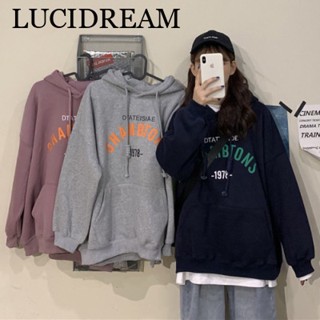 LUCIDREAM เสื้อกันหนาว เสื้อฮู้ด unique fashionable comfortable Korean A98J28Z37Z230911