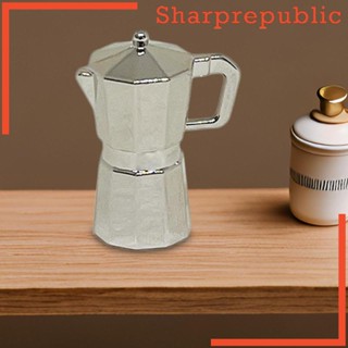 [Sharprepublic] หม้อกาแฟจิ๋ว สเกล 1:6 สําหรับตกแต่งบ้านตุ๊กตา ห้องครัว เฟอร์นิเจอร์