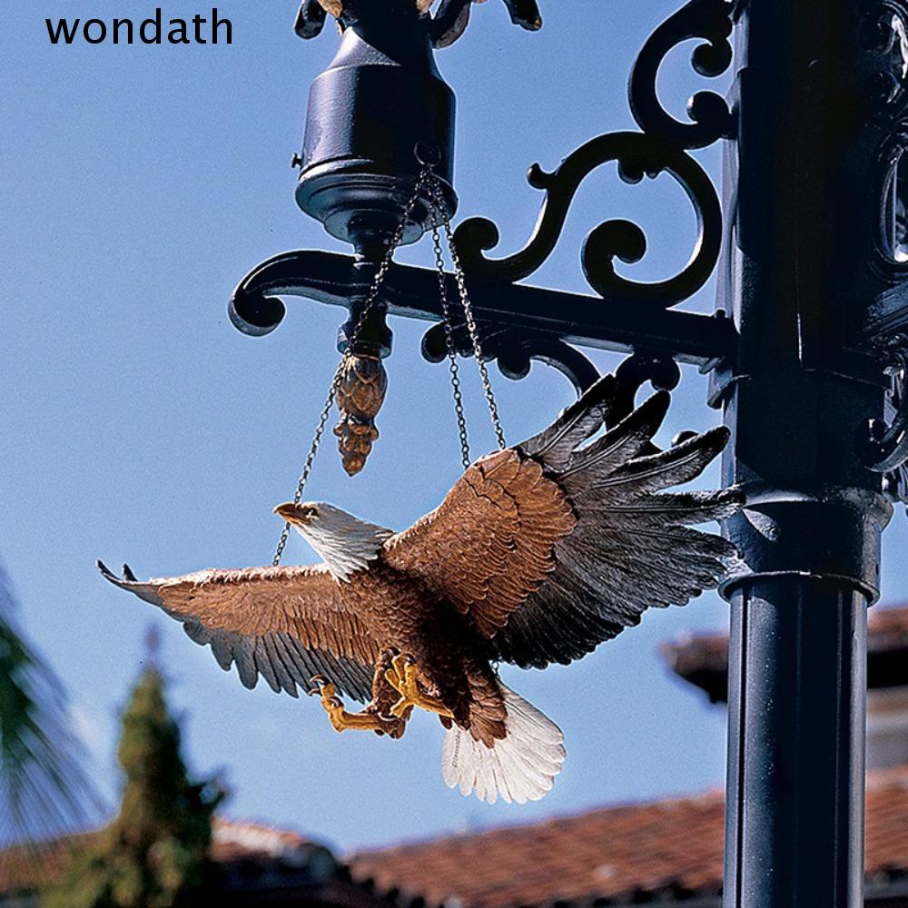 Wonda รูปปั้นนกอินทรีย์ปลอม 180 กรัม จี้ 10 นิ้ว สําหรับตกแต่งบ้าน ระเบียง