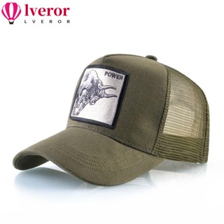 Lveror หมวกเบสบอล ผ้าฝ้าย ระบายอากาศ ปักลายกระทิง 8 สี