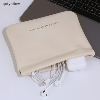 Qetyellow กระเป๋าใส่เหรียญ ผ้าอนามัย แบบพกพา ขนาดเล็ก ปิดในตัว